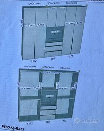 Armadio con porta Tv