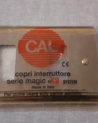 Placca Interruttore serie magic e K2 in ottone