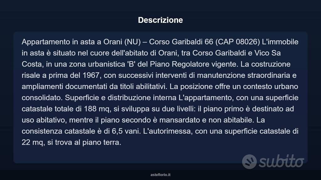 Appartamento – Orane/Orani, Nuoro - Vista 4