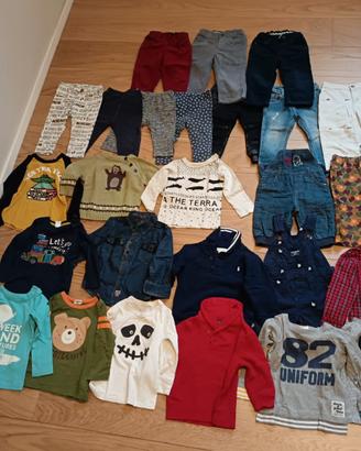 Stock di Pantaloni, magliette, felpe bimbo 2 anni