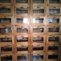 credenza cassettiera in rovere vecchio recuperato