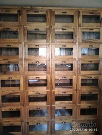 credenza cassettiera in rovere vecchio recuperato