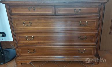 Letto-materasso-comò-comodini