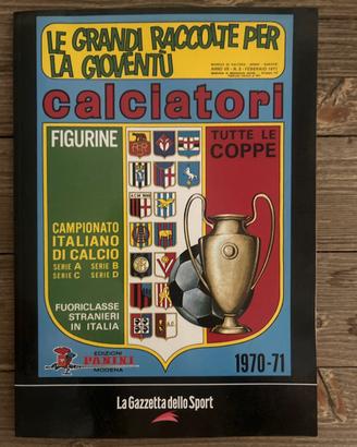 Album ristampa calciatori 1970/71 panini