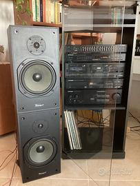 Impianto Hi-Fi stereo anni ’80 con mobile