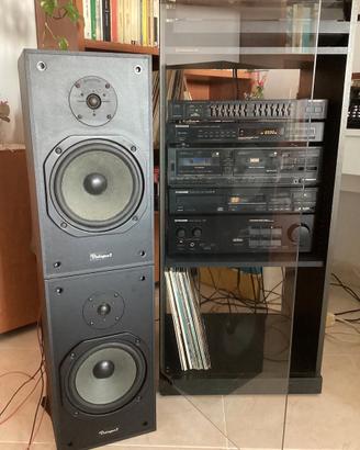 Impianto Hi-Fi stereo anni ’80 con mobile