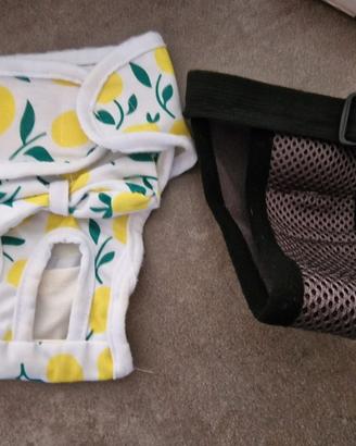 kit per cane femmina in calore dog nappy mutandina
