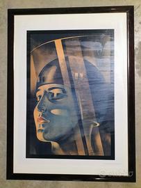 Quadro con stampa litografica H.75cm. x L.55cm.