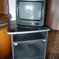 Televisore Mivar 14' anni 80 piu' mobiletto tv