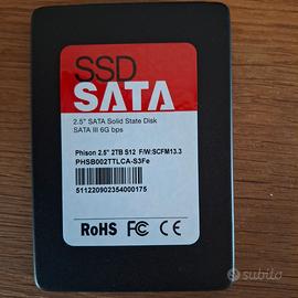 Hard disk 2TB 2.5" Sata nuovi