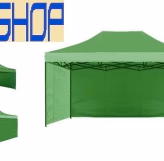 GAZEBO PROF RICHIUDIBILE BIANCO 3X4,5 mt pareti