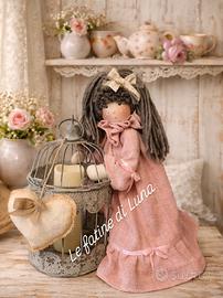 Bambola artigianale shabby chic – pezzo unico