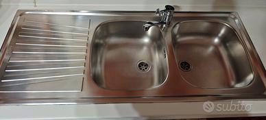 Lavello CM Inox 2 Vasche  con Gocciolatoio