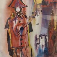 Serigrafia di Salvador Dalì Arlecchino