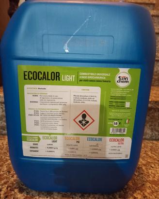 Combustibile x stufe senza canna fumaria