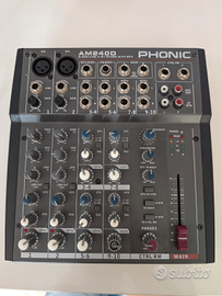 Mixer PHONIC AM240D 2-MIC/LINE 4-ST
