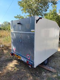 carrello portamoto chiuso 