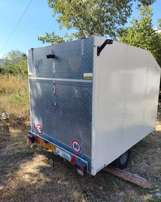 carrello portamoto chiuso 