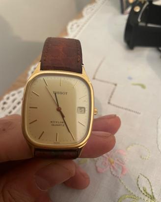 Tissot Stylist Quartz placcato oro