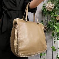 Borsa Bottega Veneta pitone intrecciato