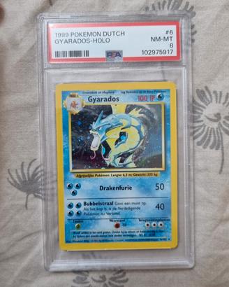 GYARADOS Carta pokemon Holo 1999 - PSA 8