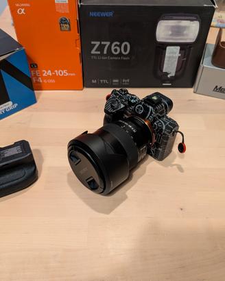 Sony A7III - 24-105 mm f4 OSS - Flash z760s TTL