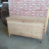 Cassapanca in legno grezzo cm 106x46xh64
