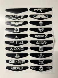 Adesivi/sticker per lightbar controller ps4