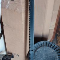 Barra dentata in acciaio per cancelli 