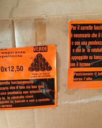 Telo traspirante copri rotoballe