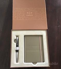 Set penna agenda parker in confezione originale