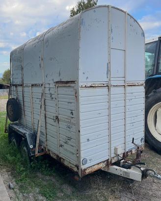 Trailer trasporto cavalli 2 posti
