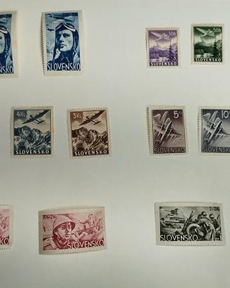 Lotto 15 Francobolli Slovacchia 1939-1945 