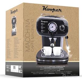 Macchina caffè nuova cialde e polvere e montalatte