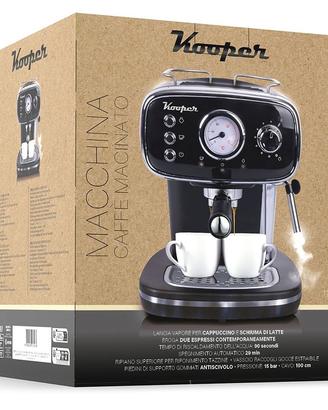 Macchina caffè nuova cialde e polvere e montalatte