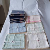 Set Fazzoletti nuovi cotone alta qualità 34x34cm