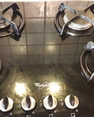 Fuochi cucina Whirlpool con base in vetro