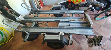 Carrello rimorchio portamoto