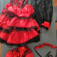 vestito carnevale Spagnola bimba