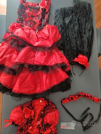 vestito carnevale Spagnola bimba