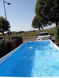 Piscina Intex e pompa filtro sabbia