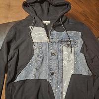 felpa cappuccio uomo Desigual taglia XL
