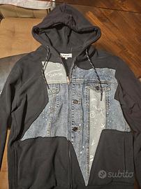 felpa cappuccio uomo Desigual taglia XL