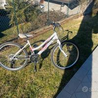 Bicicletta da bambina ruote da 24 completa di camb