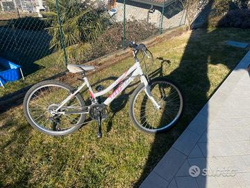 Bicicletta da bambina ruote da 24 completa di camb