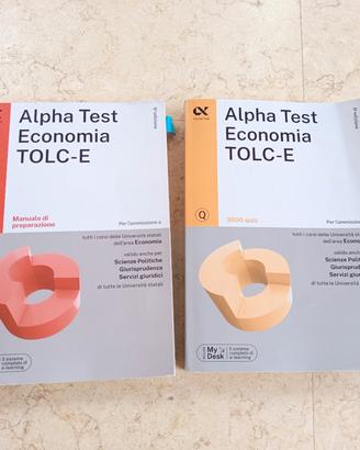 Kit Alpha test TOLC-E  Manuale + 3600 Quiz 