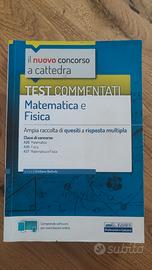 Libro con test commentati di Matematica e Fisica