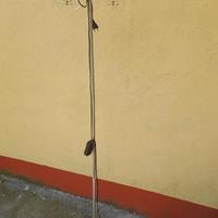 Piantana Colonna Con 2 Faretti Alogeni - Anni 80 