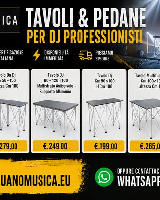 TAVOLI PER DJ
