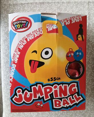 Palla rimbalzare blu jumping ball 55CM